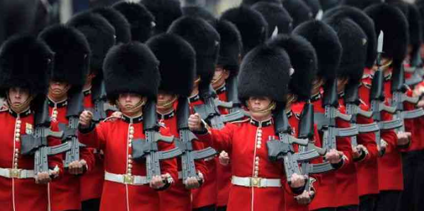 The reason the royal army uses long hats